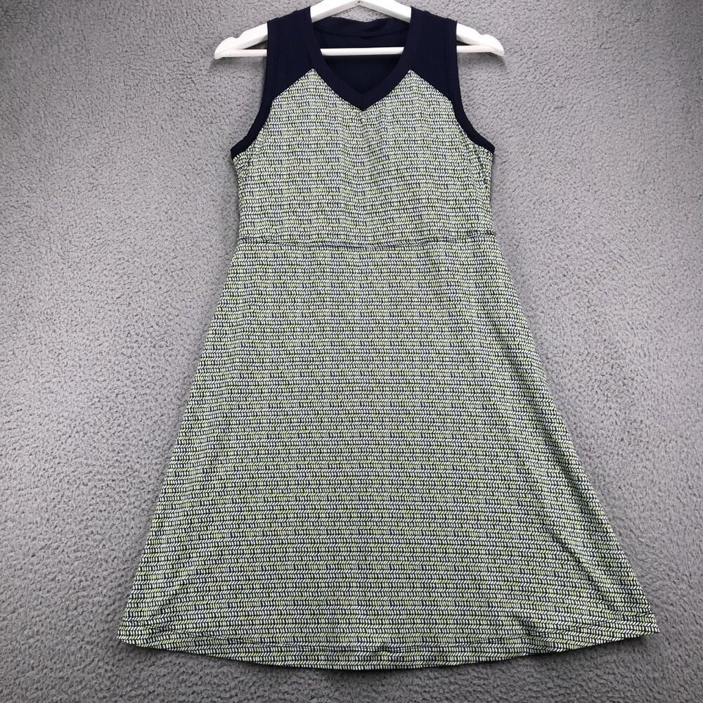 TITLE NINE Dress Womens Size SMALL Fit Flare BOSS Mimosa Diamalete Swiftsnap Hem